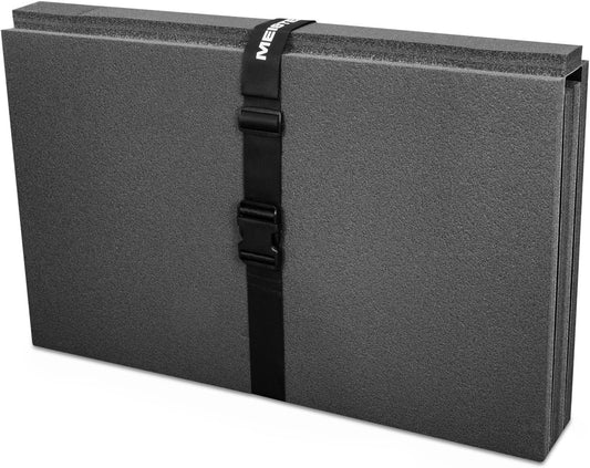 X-Thick 1" Fold-Out Workout Mat - XL Non-Slip Padded Floor for Exercise, Stretching & Yoga