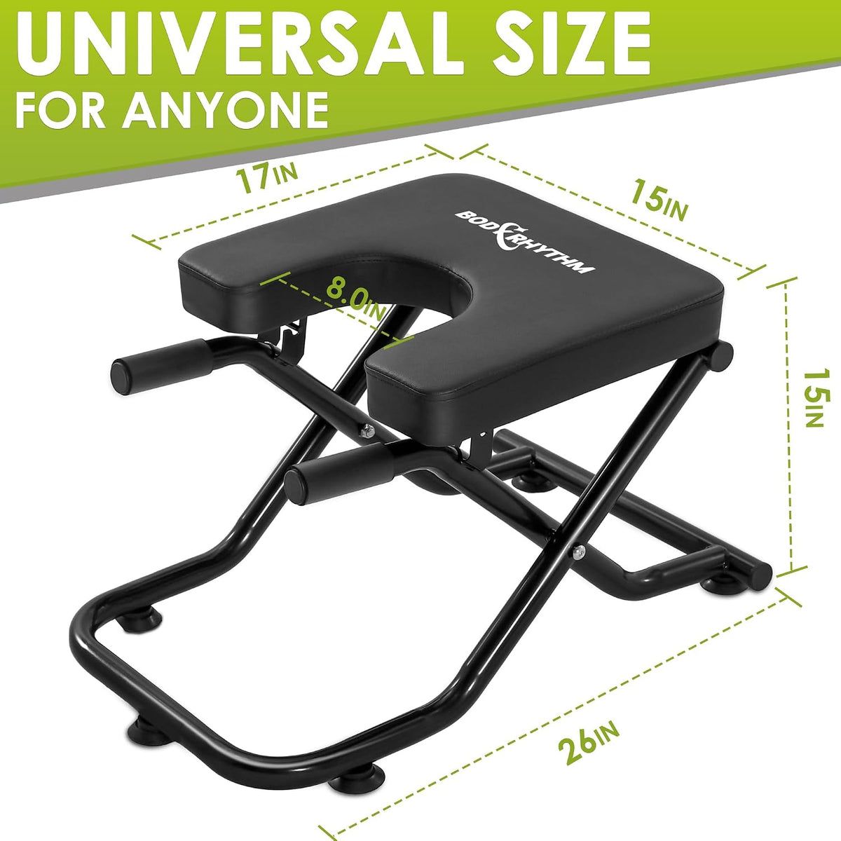 Foldable Yoga Headstand Bench, Yoga Inversion Chair, Headstand Trainer for Relieve Stress, Improve Sleep & Digestion and Strength Training, Ideal for Home Workout, Fitness and Gym