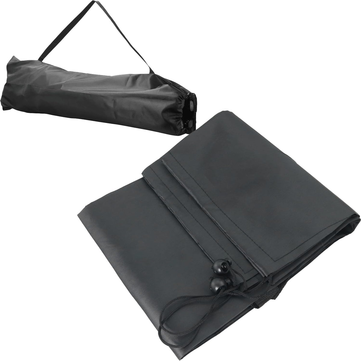 2PCS Black Long Drawstring Oxford Polyester Organiser Bag 32x9.5inch Camping Chair Replacement Travel Tent Storage Carrying Sports Gear Large Bag