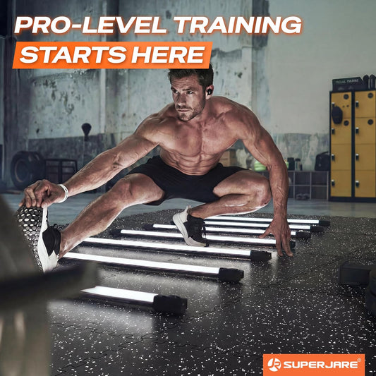 0.56'' Thick 48 Sq Ft Rubber Top Gym Flooring for Home Gym