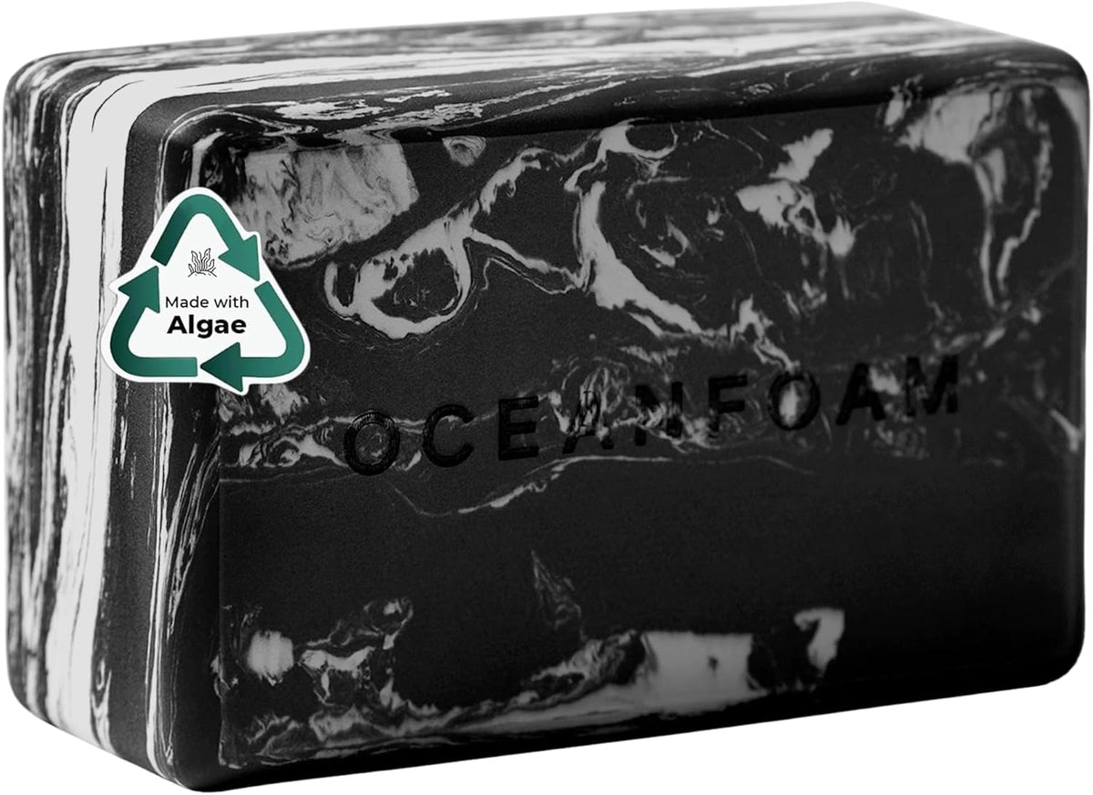 High-Density Foam Yoga Block for Exercise, Pilates & More (Black)