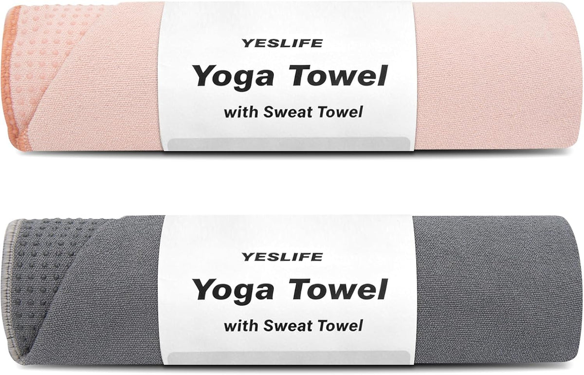 Non-Slip Yoga Towel, 72"x24", Purple