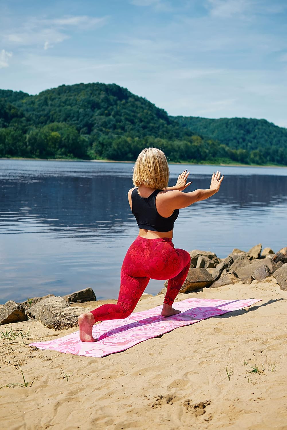 Eco Friendly Yoga Mat Made From A Premium TPE Material