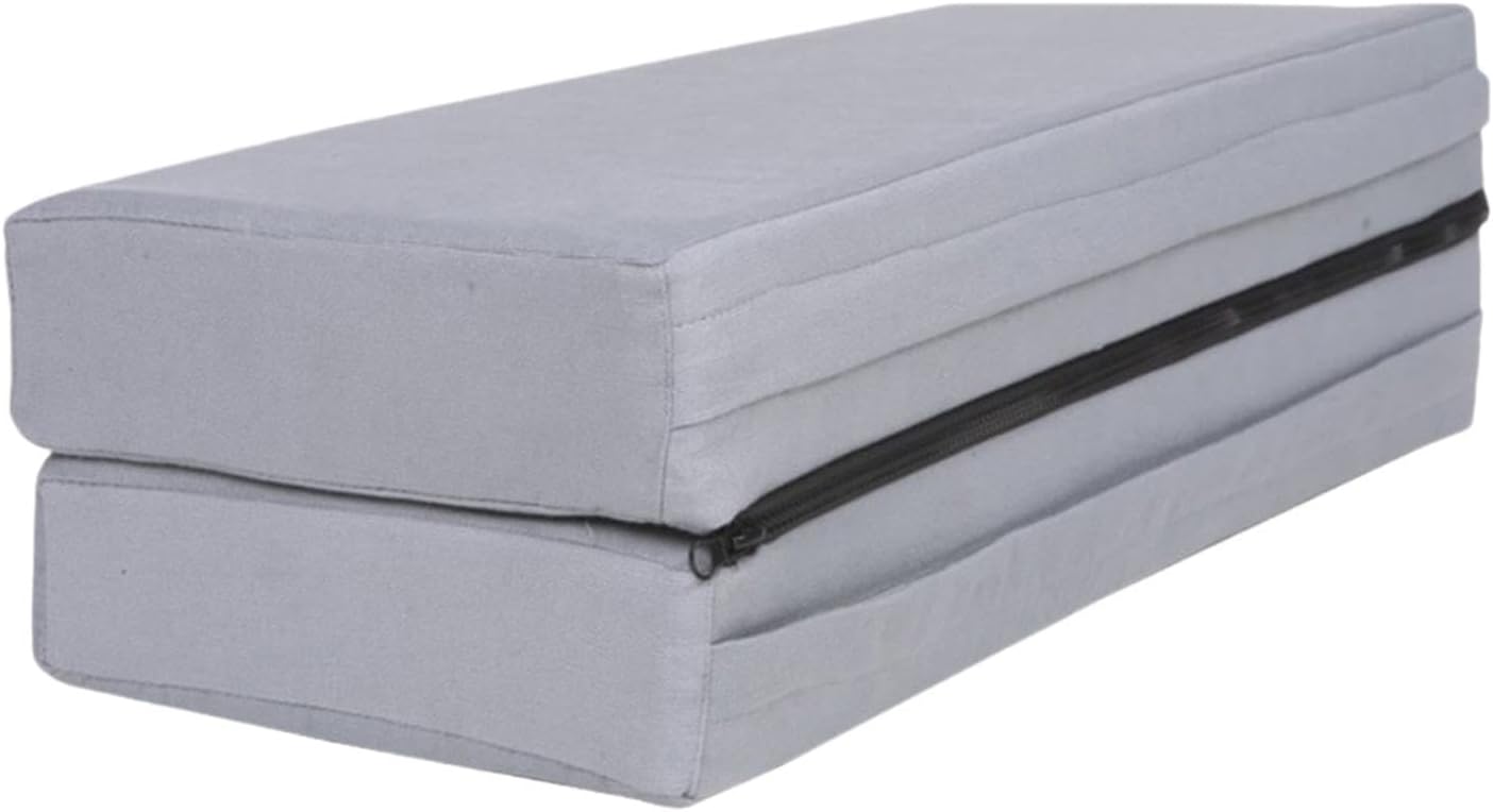 Folding Bolster Pillow Support Pillow Equipment Prop Mat Rectangular Cushion for Fitness Balance Home Gym