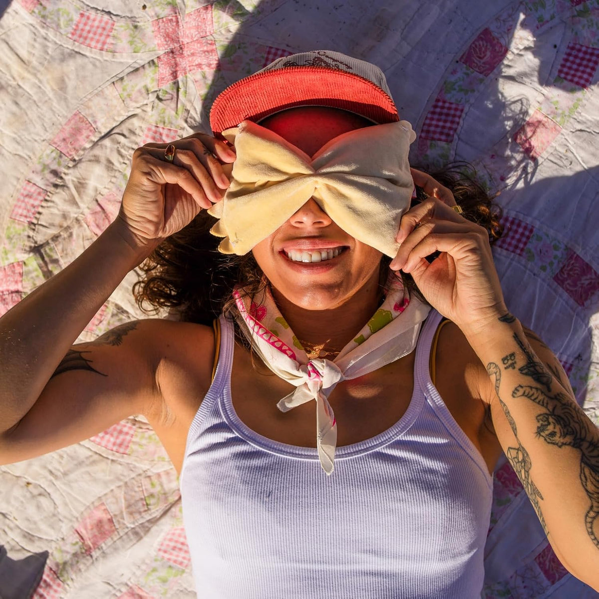 Comfort Food Eye Pillow, for Hold or Cold Use, Lavender Scented, for Relaxation, Meditation, Headache Relief, Fun and Unique Design