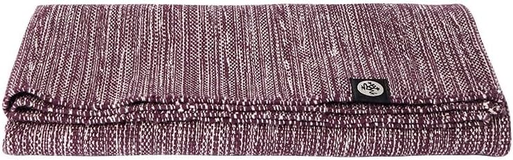 Manduka Shala Yoga Rug 71" - Outdoor Yoga & Meditation | Foldable & Machine Washable | Natural Cotton | Handmade | 71 x 26 inches