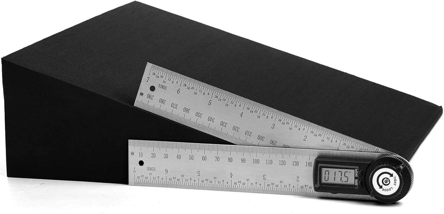 DEAYOU 2 Pack Yoga Foam Wedge, 13" EVA Foam Calf Stretch Slant Board for Lower Leg Strength Improve, Squat Wedge Incline Block for Workout, Exercise, Knee Pad, Back Support, Footrest Cushion (Black)