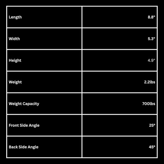 REP Fitness Cork Squat Wedge, Blocks for Weight Lifting, Yoga, Stretching, Exercise and Calf Therapy, Raised Heel Support, Non Slip, Workout Equipment for Home and Commercial Gym Training