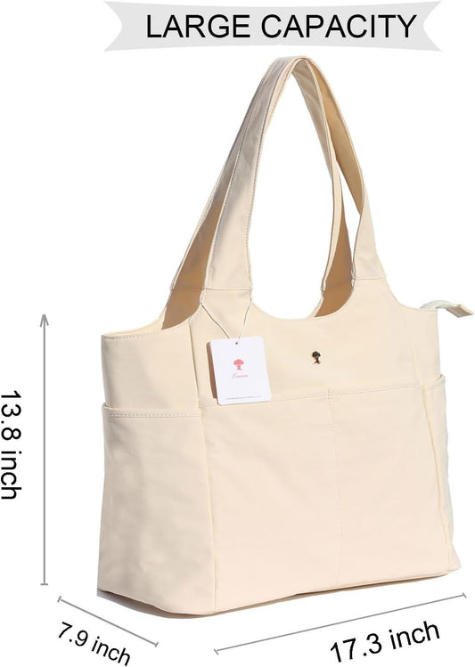 ESVAN Yoga Tote Bag Mat bag Women Shoulder Bags Carryall Tote for Travel Office Workout Gym Nurse Beach