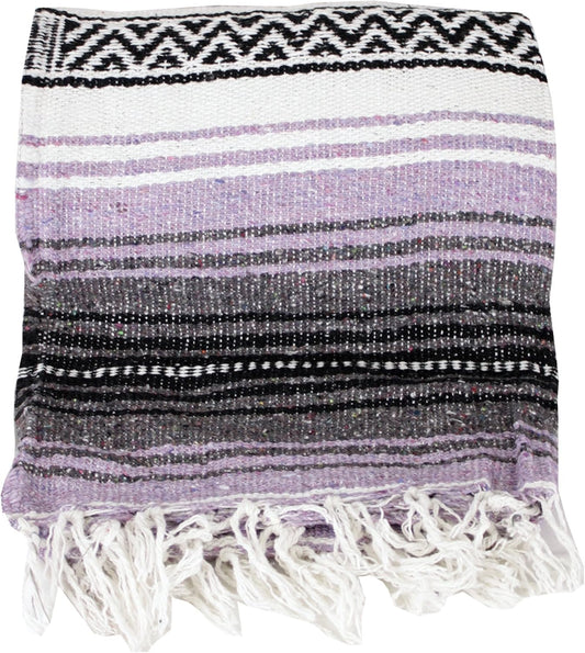 Authentic Mexican Yoga Falsa Blanket (Light Purple)