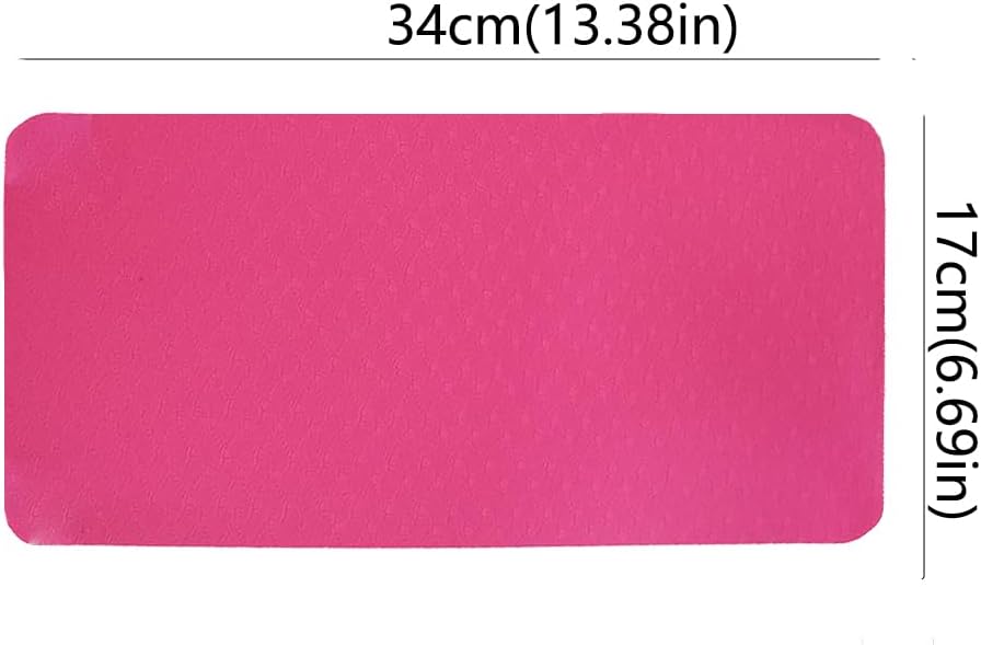 Yoga Mat, PE Gymnastics Mat, Small Training Pad, Non - Slip Pilates Pad, Yoga Fitness Mats, Workout and Therapy Floor Mats, Home Gym Equipment Accessory for Men Women Kids 34 * 17cm
