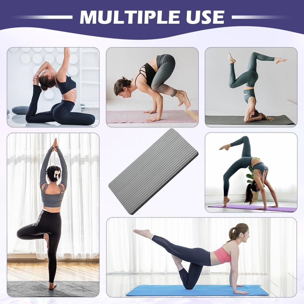 Yoga Knee Pad, Exercise Fitness Yoga Knee Pad Cushion, Foam Floor Pilates Non-Slip Cushions Wrist Elbow Pad Sports Mat for Pilates, Pray, Exercises