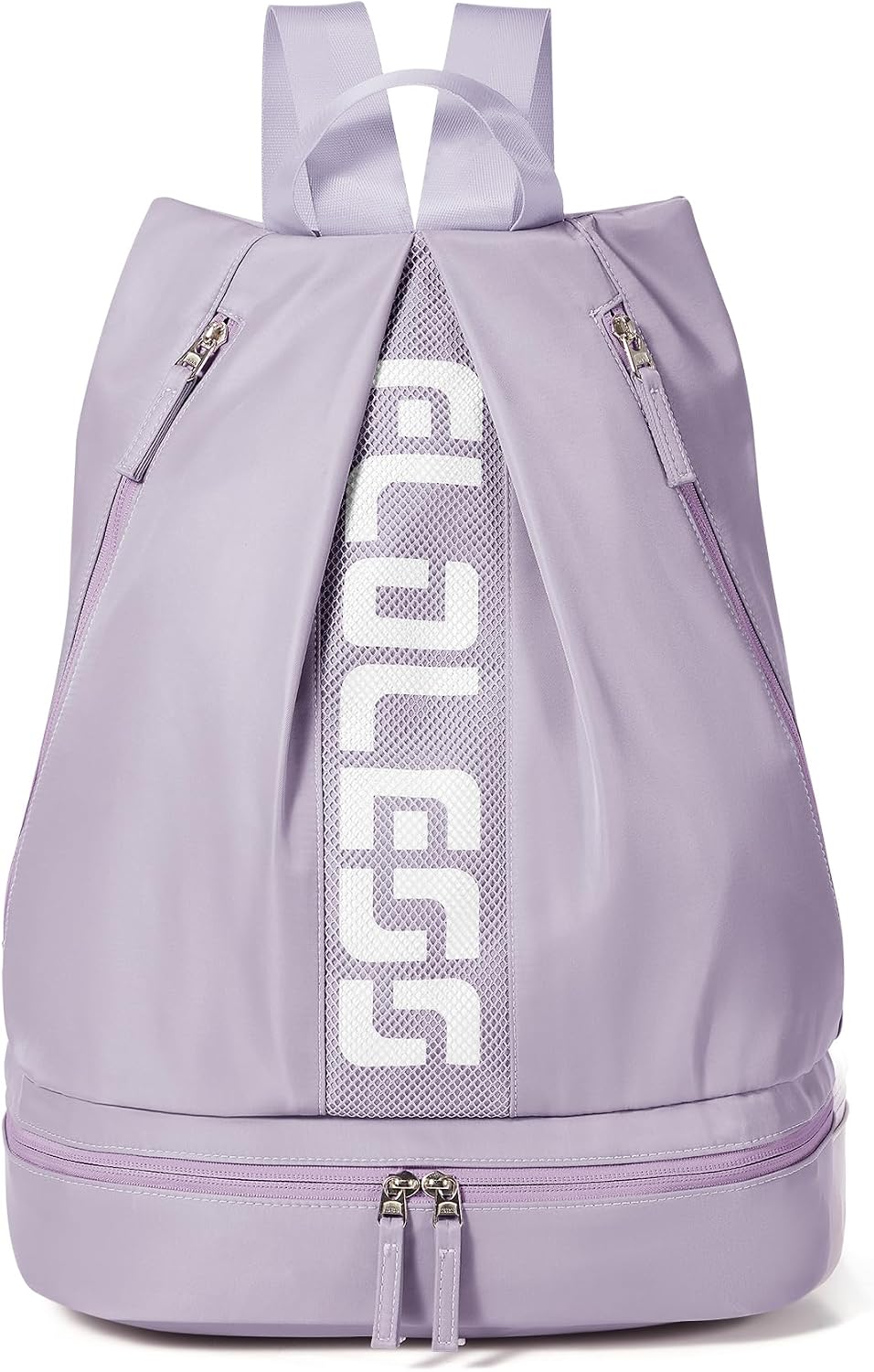 Gym Backpack for Women Men,Cheer bag,Lightweight Gym Bag with Shoe Compartment, Waterproof Sports Backpack with Wet Pocket, Black