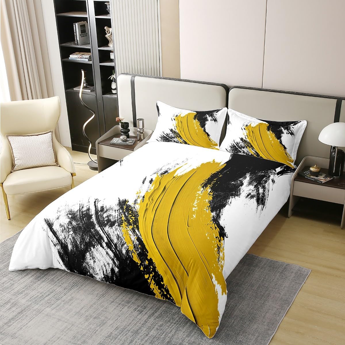 jejeloiu Basketball Living Room Rugs for Bedroom 5x7 Kids Gaming Sports Decor Carpet for Boys Girls Teens Ball Games Area Rug Soft Gift for Basketball Lover Grey and Black Room Decor