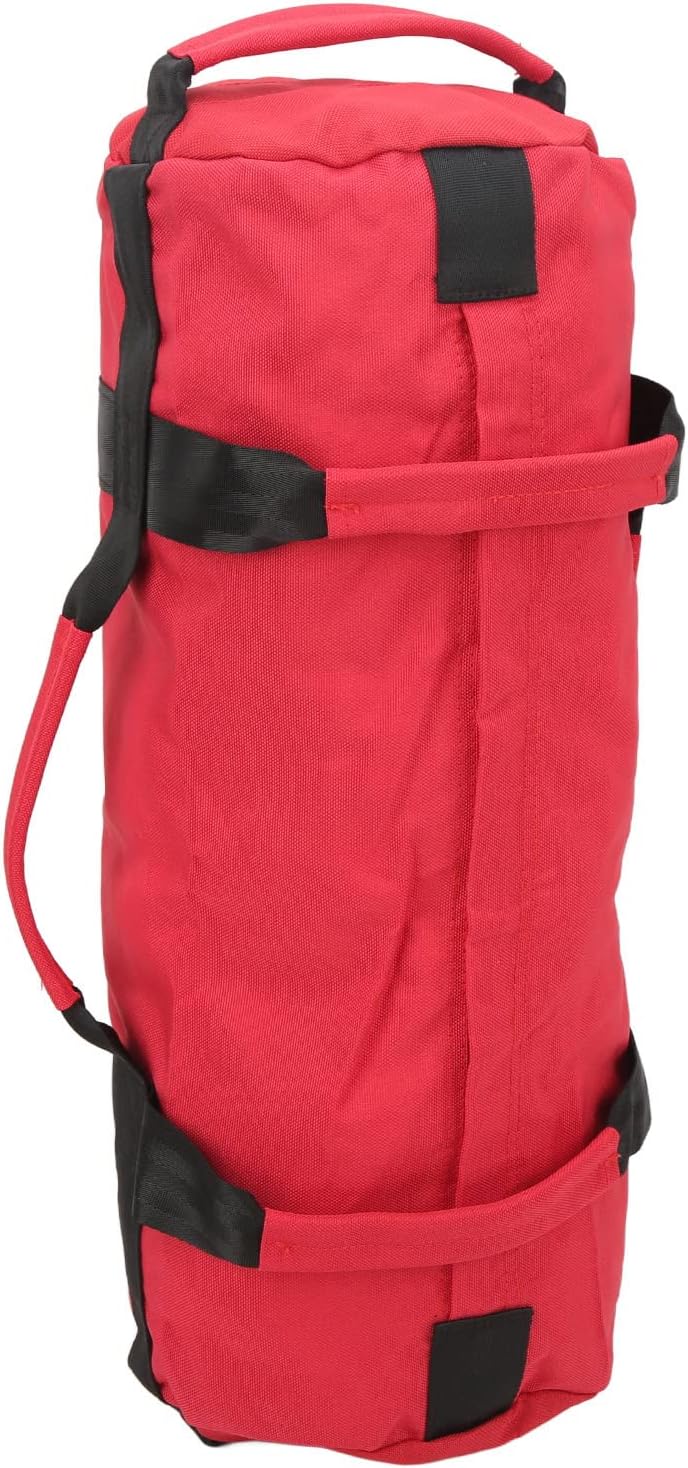 Multi Purpose Oxford Fabric Workout Sandbag with 6 Handles and Filler Bags for Indoor Gym Easy Adjustment, Easy Storage