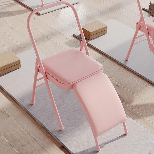 WIKINK Professional Yoga Chair, Widened Yoga Chair Auxiliary Chair, Household Folding Chair Widened and Thick Lumbar Support Yoga Auxiliary Equipment, Yoga Accessories & Equipment