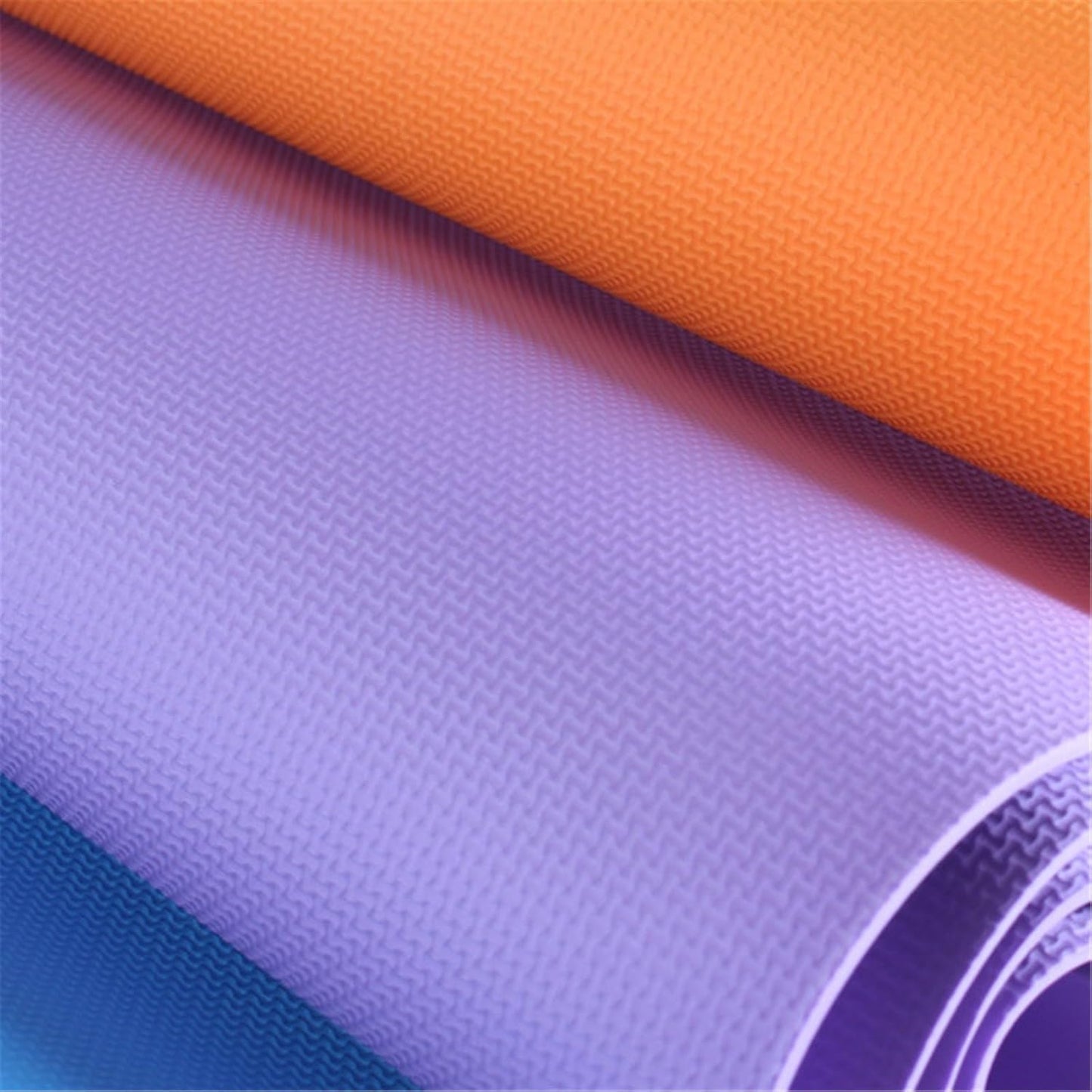 generic Thick Yoga Mat 1/5 Inch Thick Non Slip High Density Anti-Tear Exercise Mat with Carrying Strap Large Yoga Mat for Pilates, Workouts, Fitness, Gym, Floor, Stretching, Home Yoga, Blue