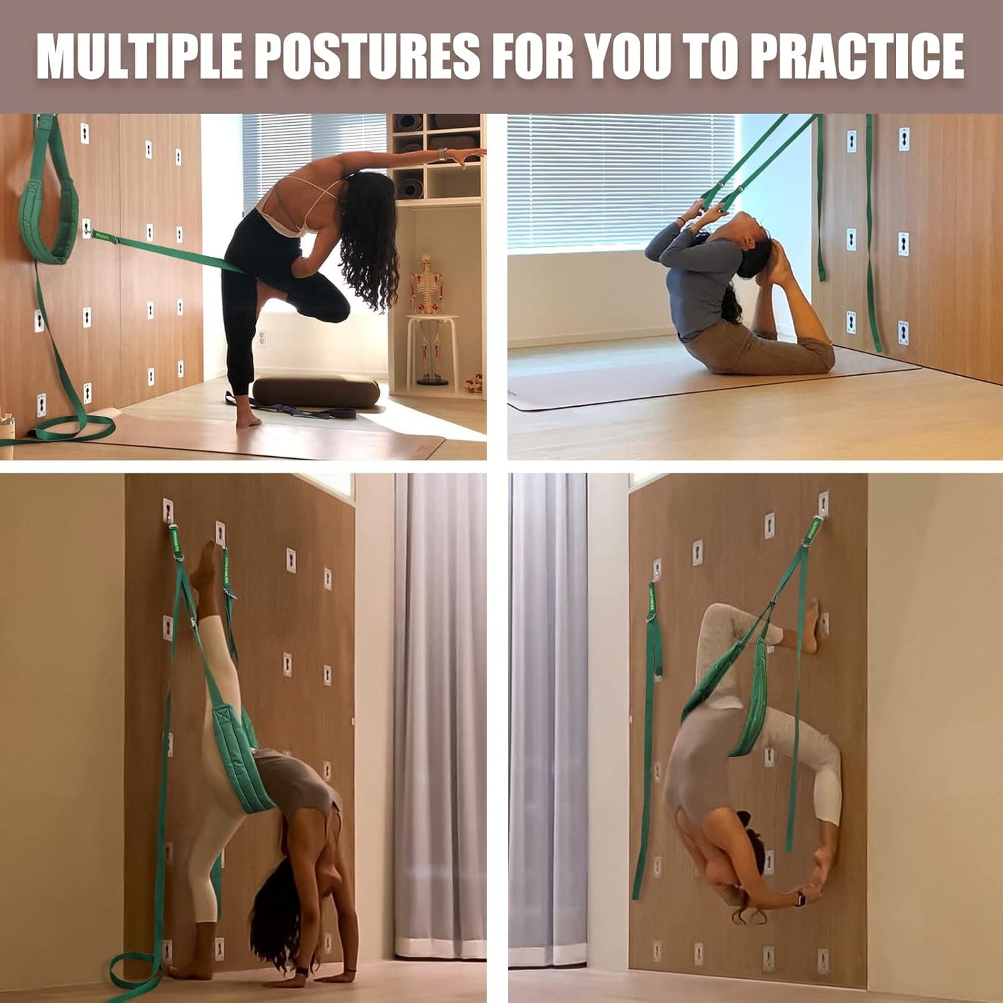 Spring Socket Wall Plate - Ultimate DIY Yoga Rehab Accessory for Home Panels