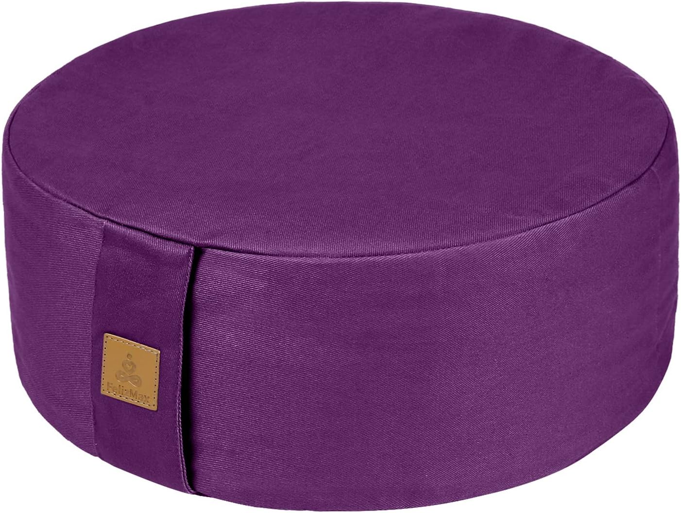 Zafu Buckwheat Meditation Cushion,D=13"/16" H=5.5",Round Zabuton Meditation Pillow,Yoga Bolster Kneeling Pillow Premium Yoga Pillow for Sitting on Floor Zippered Cotton Cover