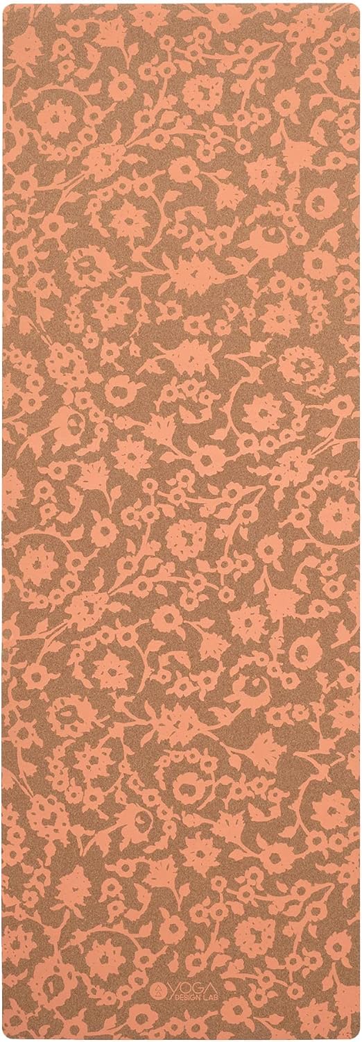 YOGA DESIGN LAB | The Cork Yoga Mat | Eco Luxury | Ideal for Hot Yoga, Power, Bikram, Ashtanga, Sweaty Workouts | Studio Quality | Includes Carrying Strap!