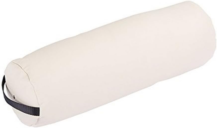 Bolster Pillow Fluffy – Durable Massage Bolster, 100% PU Upholstery incl. Strap Handle/Professional Quality for Massage Tables/Back Pain Relief