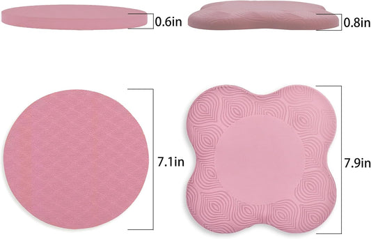 Premium Exercise Knee Support Set of 10 | Thick Foam Yoga Pilates Cushion for Women Men | Knees Elbows Wrists Hands Head Protection