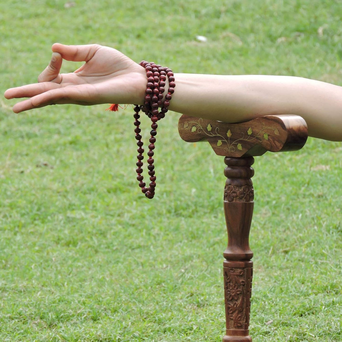 Yoga Danda (T-Shaped) Meditation Staff, Supports in Breath Flow