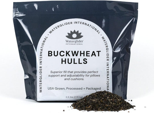 Replacement Buckwheat Husks for Meditation Zafu or Pillow, USA Grown Hulls, 2 lbs