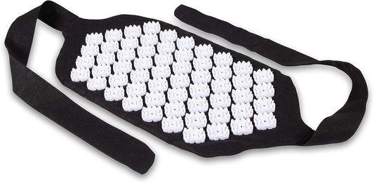 Kanjo Premium Acupressure Belt - Lightweight on-the-go Pain Relief - Relieves Back Pain - 100% Cotton Linen - Includes Carry Bag - Onyx