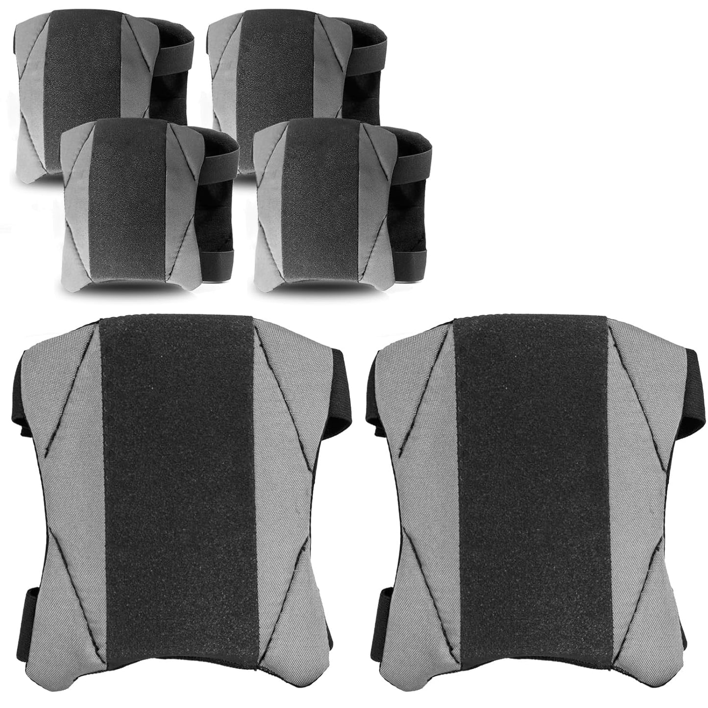 Garden Knee Pads for Men and Women, Lightweight Waterproof KneePads for Gardening, Anti Slip Leather Foam Padding Kneeling Pads for Flooring and Carpet Cleaning, House work, Gardening Maintain, Knee Protector,Gray