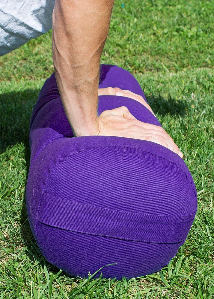 MAX Support Deluxe Round Cotton Yoga Bolster