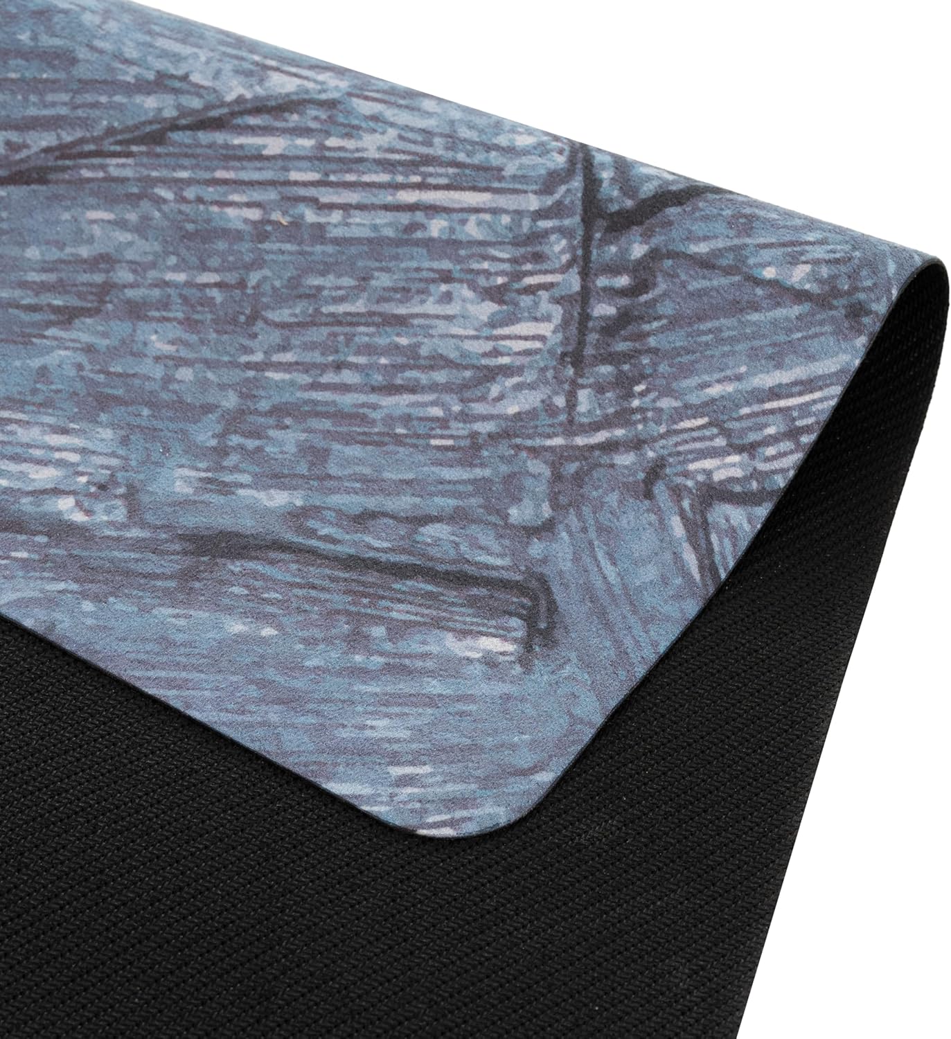 Yvonne Breeze Travel Yoga Mat – 1/16" (1.5mm) Thin, Lightweight, Foldable & Non-Slip – Natural Rubber & Suede – Portable & Eco-Friendly for Hot Yoga, Pilates & Fitness + Free Carrying Strap
