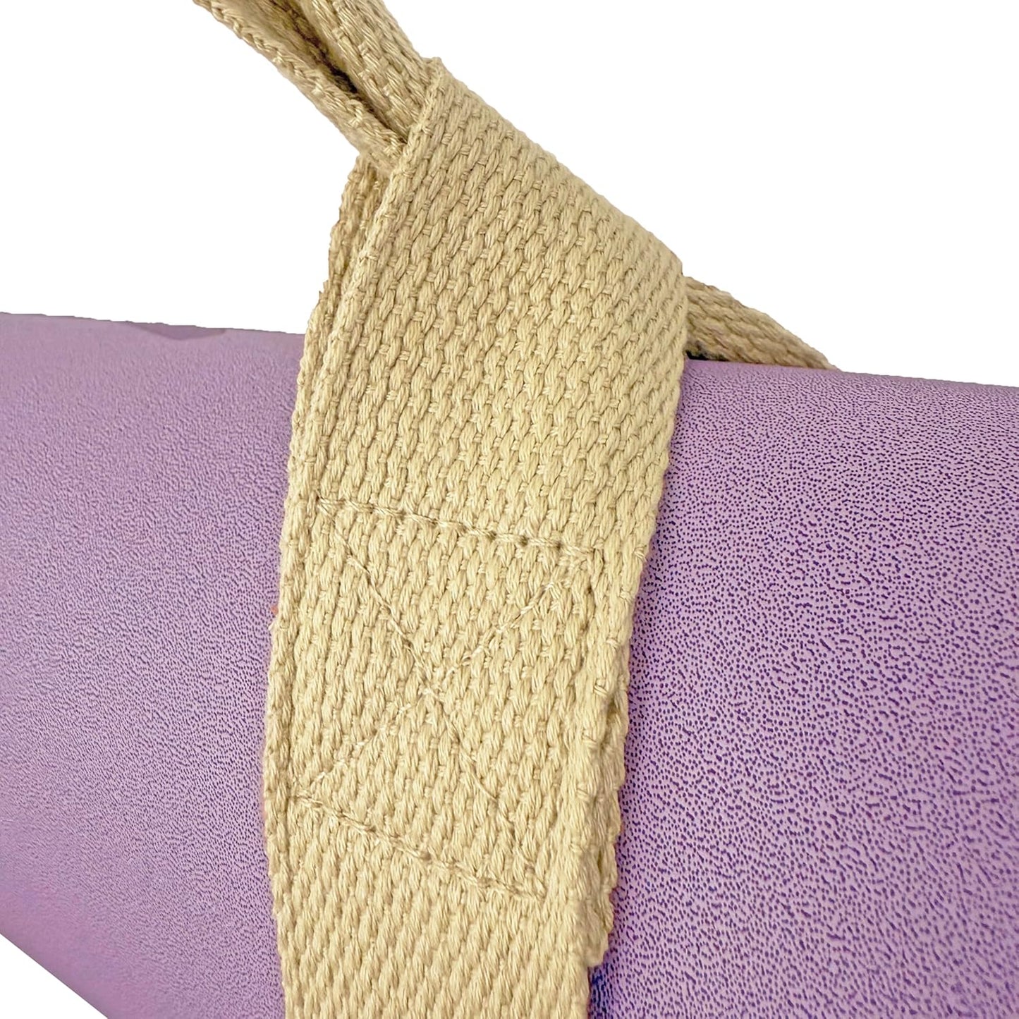 Premium PU Yoga Mat, 4.5mm Non Slip Natural Rubber Exercise Mat with Strap for Yoga, Pilates, Stretching & Fitness