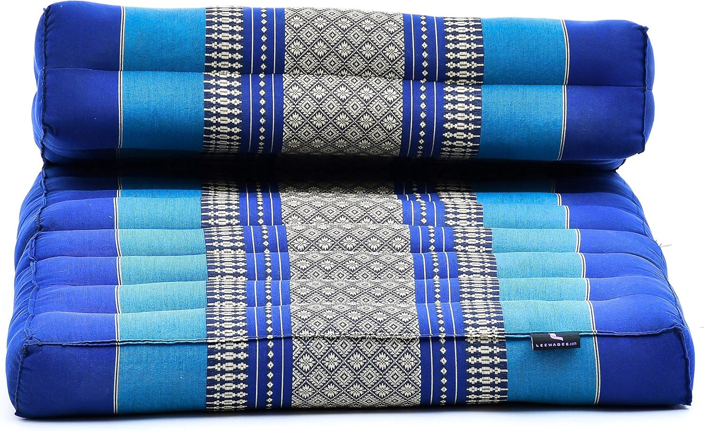 Leewadee Foldable Floor Mattress – 2 in 1 Floor Meditation Mat for Yoga and Relaxation, Seating Futon with Kapok