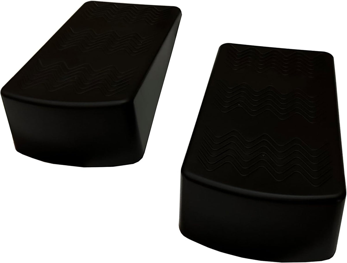 Slant Board for Squats, Yoga Wedge Block Pairs, Black Calf Stretcher Exercise Ramps for Weightlifting Pilates Home Gym Fitness