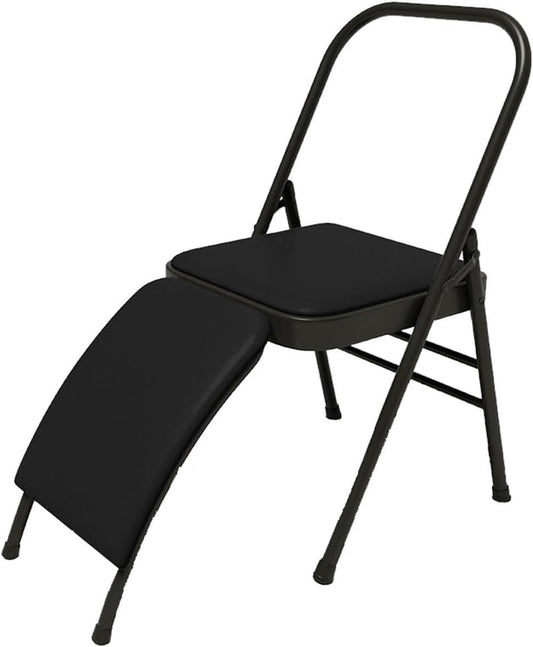Yoga Assist Chair with Lumbar Support Professional Auxiliary Back Pain Relieving Strength Training for Home Garden(Color 5)