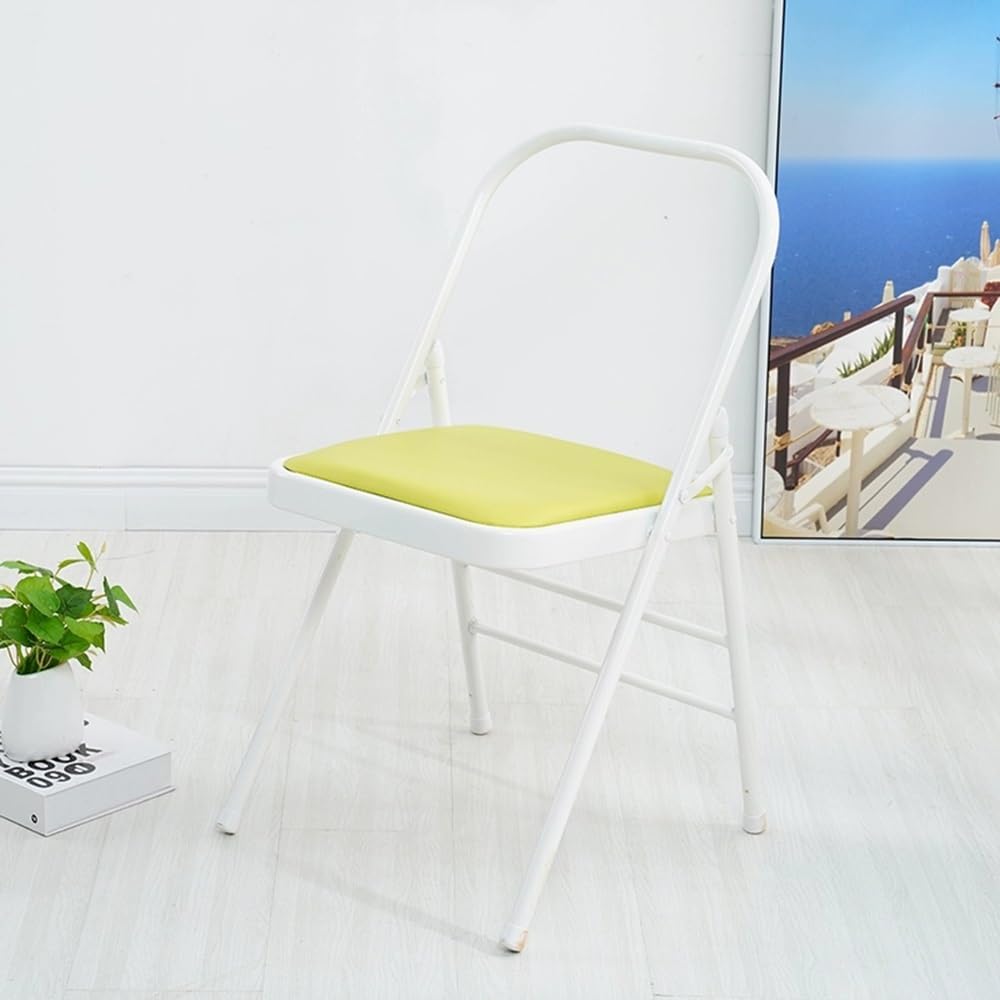 Backless Yoga Chair Yoga Practice Balance Chair,Foldable Yoga Auxiliary Chair, Flexibility Strength Training Tool, Stable and Durable, Black(Pink)