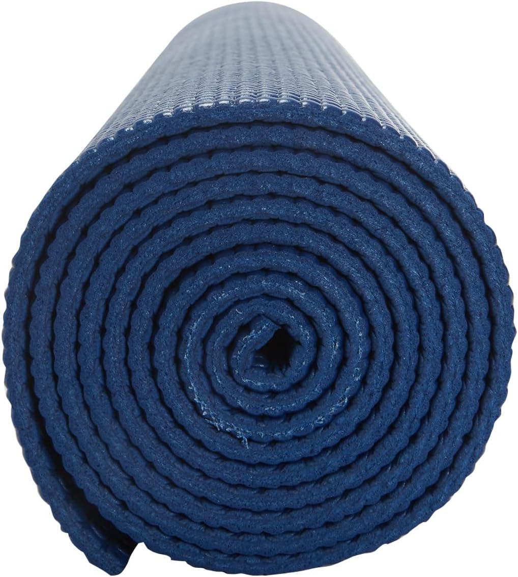 Deluxe Mat, Spacious 72"x24" Non-Slip Yoga Mat for Comfortable Home Workouts, 3-5mm Extra Thick