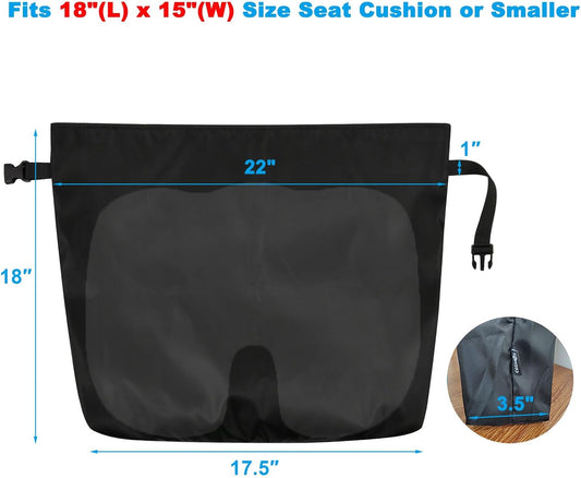 1 Pc Seat Cushion Carrying Bag Chair Pad Travel Carry Bag Office Chair Cushions Seat Pads Storage Bag Portable Pillow Tote Bag for Travel Seat Cushions, Chair Pads and Back Cushion Pads