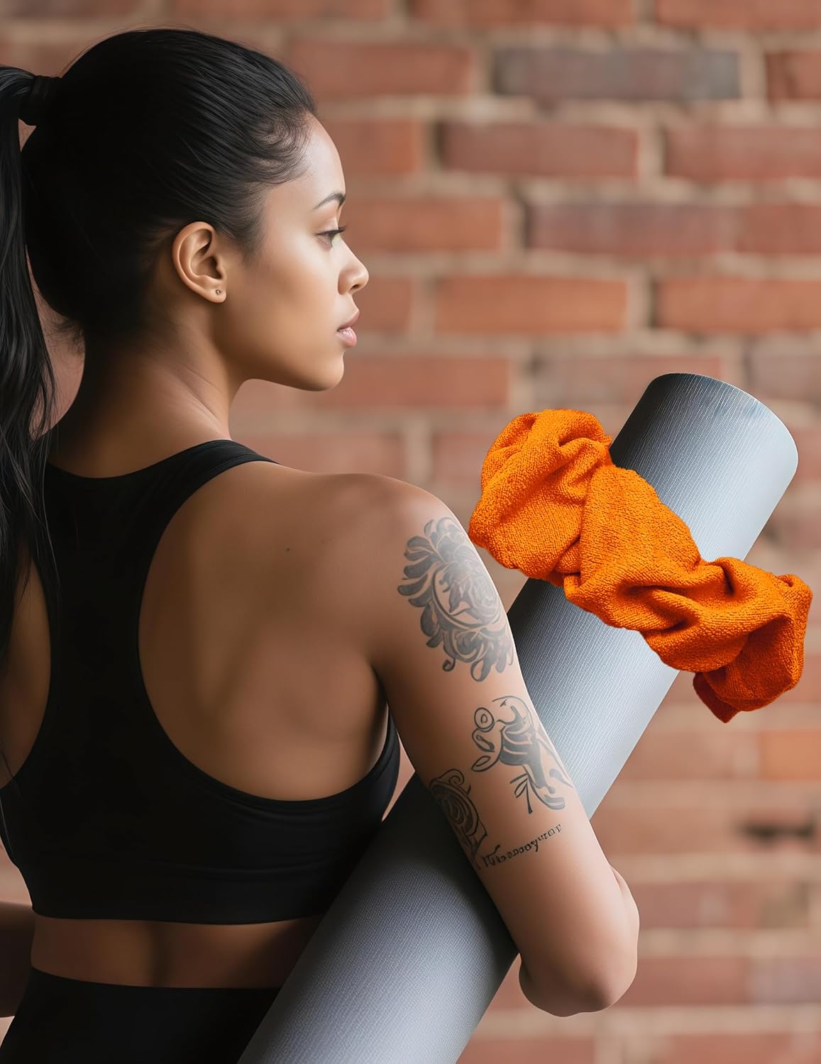 Yoga Mat Scrunchie Yoga Mat Strap Carrier Pilates Mat Holder