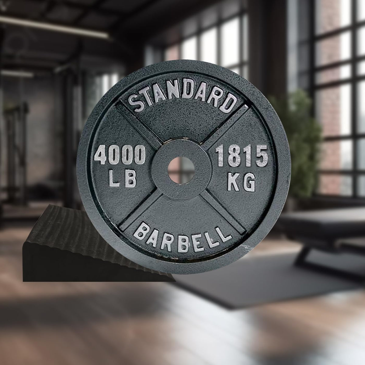Large Slant Board Squat Wedge - Heel Elevated Squat Platform for Weightlifting & Mobility Improvement
