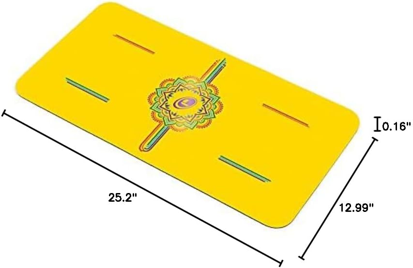 Yoga Pad - Revolutionary Alignment System, Advanced Non-Slip Grip