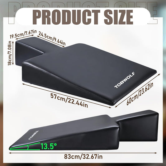 Pilates Wedge Cushion, Non-Slip Workout Wedge for Reformer