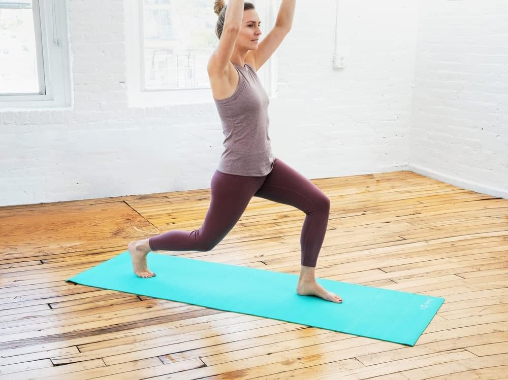 Travel Yoga Mat - Natural Tree Rubber for Extra Grip - Non-Slip, Foldable, Eco-Friendly - Perfect for On-the-Go Yoga, Pilates, Fitness, Meditation - 24" x 72", Green