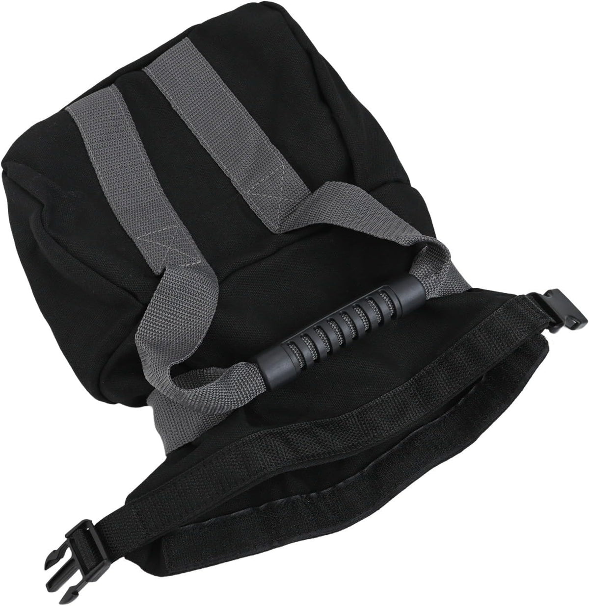 Adjustable Canvas Kettlebell Sandbag with Ergonomic Handle,for Fitness Strength Training Yoga Home Gym Workouts Supports 0-35 lb