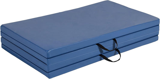 4'x10'x2 Thick Folding Gymnastics Exercise Mat Aerobics Stretching Yoga Mats