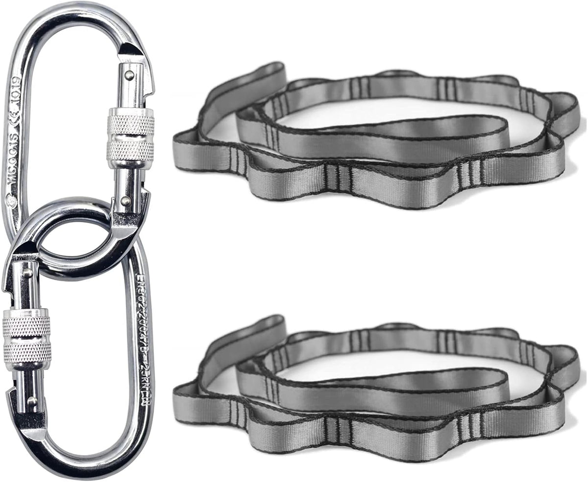Aerial Yoga Hammock Rigging Daisy Chain & Carabiner w/CE Cert