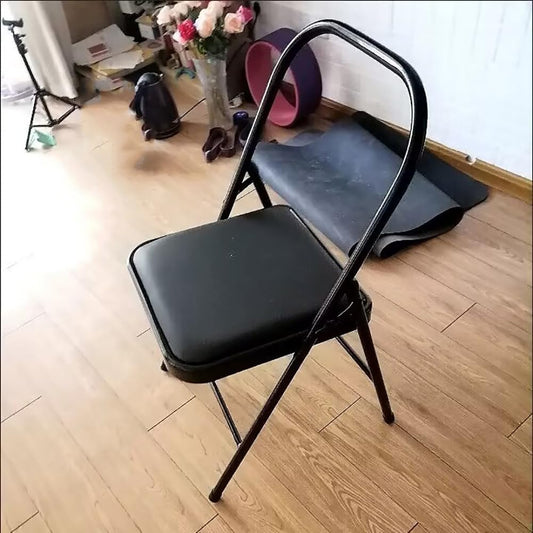 Yoga Chairs,Iyengar Yoga Chair,Yoga Inversion Chair,Pune Yoga Chair Metal Yoga Chair,Yoga Assist Chair,Senior Yoga Chair 2 Bar,Black