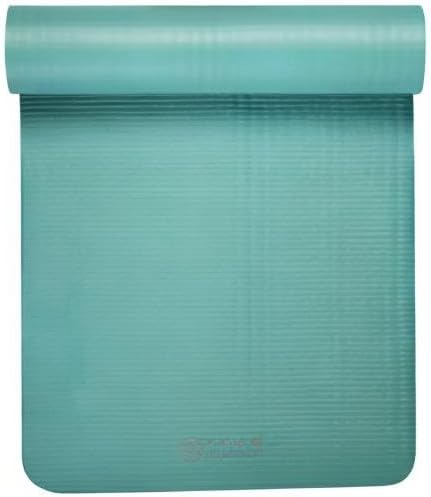 Thick Yoga Mat, Exercise & Fitness Mat with Easy-Cinch Carrying Strap