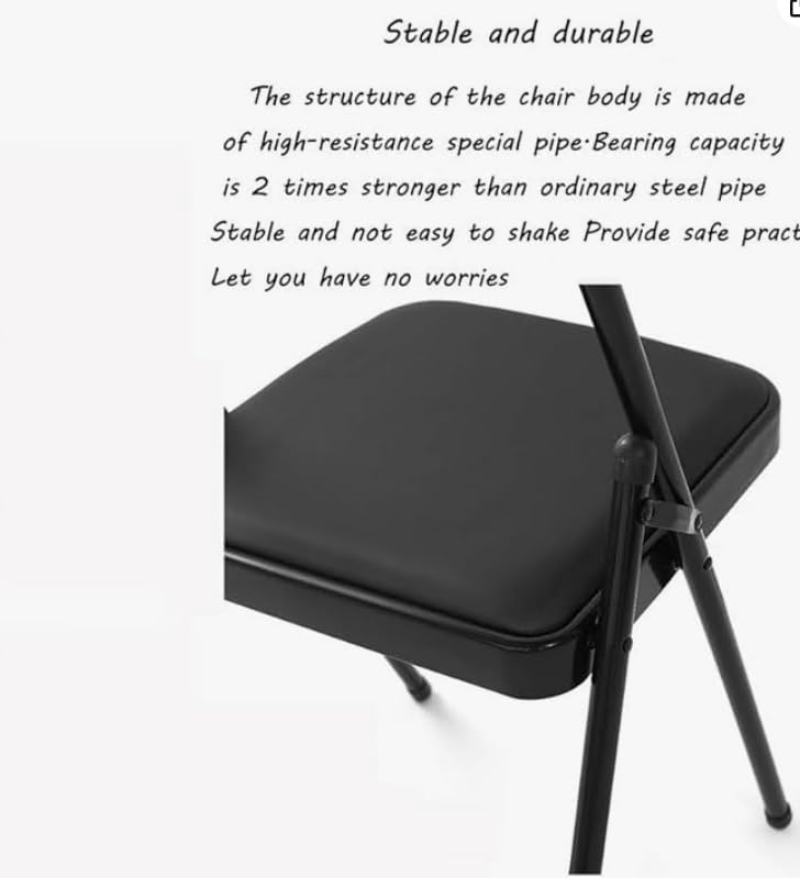 Pilates Yoga Chair, Professional Iyengar Auxiliary Chair, Yoga, Hardened and Thick Yoga Folding Chair, Solid Anti-Slip, Stable and Durable, Black,Blac